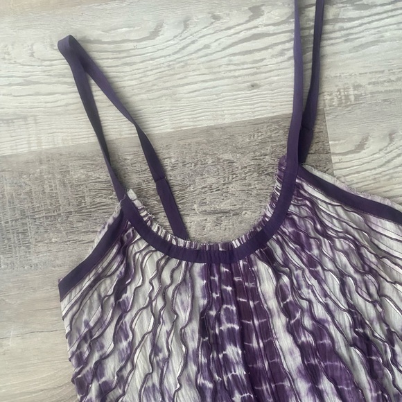 RARE Free People FP One tie dye Sunburst Maxi Dress Large purple - Picture 9 of 9